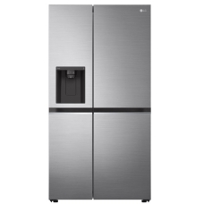 Lg Side By Side Refrigerator 2 Doors No Frost 21.7 Cu.Ft 617 Liter Silver 