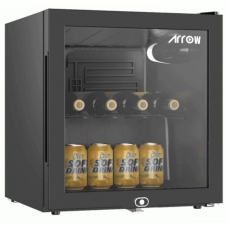 Arrow Refrigerator Without Freezer Singel Glass Door De Frost 1.7 Cu.Ft 50 Liter Digital Control Black