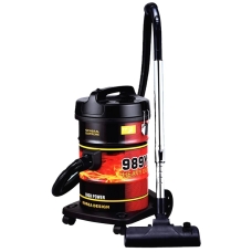 Genral Supreme Dry Drum Vacuum Cleaner 21 Liter 1600 Watt To Extract Dust,Dirt Red