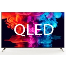 Arrqw Flat Smart TV Led 65 Inch 4 K QLED Black 