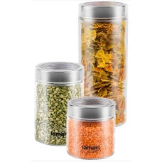 Lamart Jar Set 3 Pieces Transparent