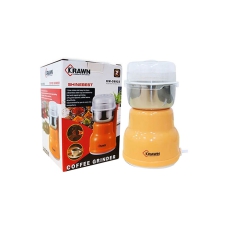 Crown Electric Coffee Grinder 6 Ml 100 Watt Silver Orange