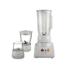 Dlc Electric Blender 1.2 Liters 350 Watts 3 Speeds 3 Cutting Blades With Grinder White