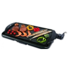 Dots Flat Electric Grill Food 2000 Watt Black