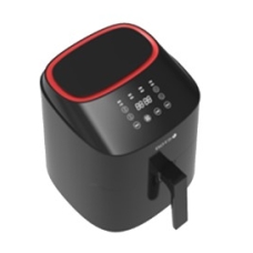 Dots air fryer without oil 6.5 liters 1700 watt Black