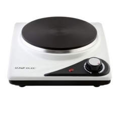 Electric Stove Freestanding Stove 1500 Watt 1 Burner Manual Control White