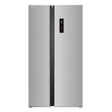 Arow Side By Side Refrigerator No Frost 21.6 Cu.Ft 612 Liter Steel