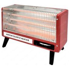 Arrow Electric Heater 2400 Watt 3 Levels 4 Candles Red