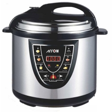 Arrow Electric Pressure Cooker 12 Liter 1600 Watt Digital Time Indicator Stops Automatically At The Set Timei