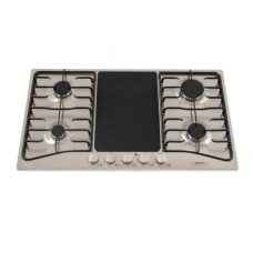 Kitchen Line Built In Surface Plate 90 Cm 5 Burners Manual Steel Italy