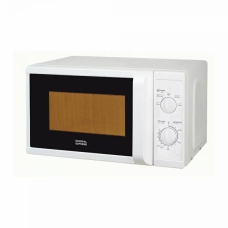 General Superme Free Stand Microwave oven 20 Liter 700 Watt Manual Control 5 Levels White