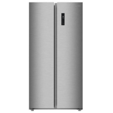 General Superme Side By Side Refrigerator 2 Doors No Frost 15.2 Cu.Ft 430 Liter Invetrer Steel