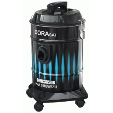 Dora Sat Drum Vacuum Cleaner Dry 21 Liter 1400 Watt To Extract Dust,Dirt Black Blue