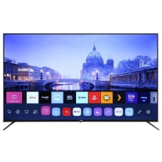 Arrqw Flat Smart TV Led 75 Inch 4 K UHD Web Os Black