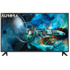 Aurora Flat Smart TV Led 50 Inch 4 K UHD Android Black