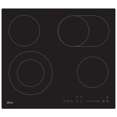 Ugine Built In Surface Plate 60 Cm 4 Burner Electricity Digital Multi Function Self Ignition Black