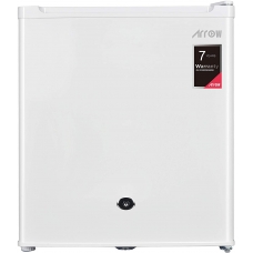 Arow Mini Bar Refrigerator Internal Freezer Singel Door De Frost 1.5 Cu.Ft 43 Liter For Offices And Bedrooms White