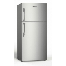 Arow Top Mount Refrigerator 2 Doors No Frost 16.9 Cu.Ft 479 Liter Silver