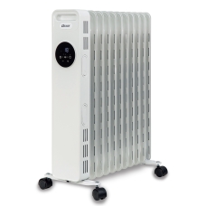 Ugine Electric Heater Rectangle 11 Blades 2300 Watt With Dryer Rack White