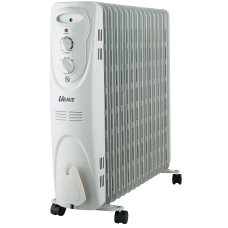 Ugine Electric Heater Rectangle 15 Blades 2500 Watt With Dryer Rack White