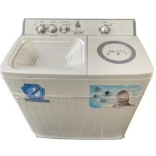 Sahm Twine Tube Washing Machine With Dryer 12 Kg Multi Program White