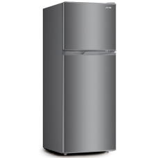 Arrow Top Mount Refrigerator 2 Doors De Frost 4.6 Cu.Ft 132 Liter Silver