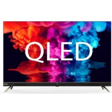 Arrqw Flat Smart TV Led 75 Inch 4 K QLED Android Wifi Black