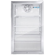 Bancool Commercial Refrigerator Without Freezer Singel Door No Frost 3.2 Cu.Ft 92 Liter Steel