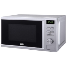 Hass Free Stand Microwave oven With Grill 20 Liter 1050 Watt Digital Control 5 Levels Steel