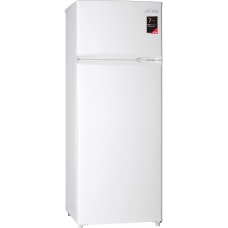 Arow Top Mount Refrigerator 2 Doors De Frost 7.38 Cu.Ft 209 Liter White