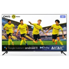 Chic Flat Smart TV Led 50 Inch 4kHD Android 11 Frameless Black