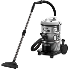 Hitachi Dray Drum Vacuum Cleaner 21 Liter 2200 Watt To Extract Dust,Dirt And Liquids Silver Thailand