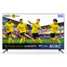 Chic Flat Smart TV Led 55 Inch 4kHD Android 11 Frameless Black