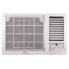 Ugine Platin Window Air Conditioner 18 Hot-Cold 1.5 Ton Cooling 17600 Btu Rotary White