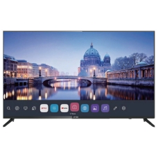 Arrqw Flat Smart TV Led 55 Inch 4 K UHD Android Black