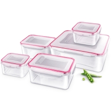 Lamart Food Container Set Of 5 Pieces Plastic