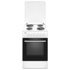 Arrow Free Standing Cooker 50X50 Cm Electricity 4 Burner Steel Manual Multi Function White Turki