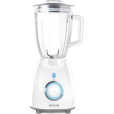 Sencor Electric Blender Glass Jug 1.7 Liter 500 Watt 6 Speed White