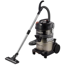 Hitachi Dry Drum Vacuum Cleaner 25 Liter 2400 Watt To Extract Dust,Dirt Blue Black And Golden 