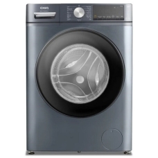 Chiq Automatic Washing Machine With Dryer 8 Kg Front Load Multi Program 1400 Prm Inverter Silver 