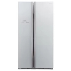 Hitachi Side By Side Refrigerator 2 Doors No Frost 21 Cu.Ft 595 Liter Silver Thailand