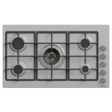 General Gold Built-in gas stove steel surface 90 cm 5 burners multi-level manual control steel