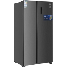 General Gold Side By Side Refrigerator 2 Doors No Frost 20.2 Cu.Ft 572 Liter Steel