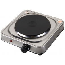 Ribbon Free-standing Electric Flat Stove 1 Burners Manual 1000 Watt Control Stone Silver 