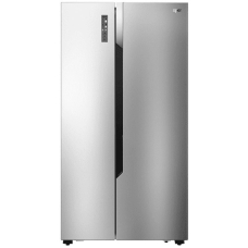 Xper Side By Side Refrigerator 2 Doors No Frost 17.9 Cu.Ft 508 Liter Steel