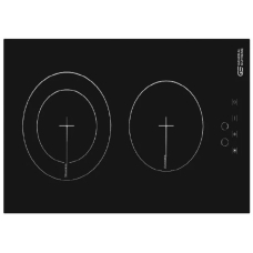 General Superme Built In Surface Plate 30 Cm 2 Burners Digital Black