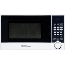 General Golden Free Stand Microwave Oven Electronic Digital Control 23 Liter 800 Watt White